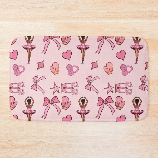 Item preview, Ballerina coquette pink Girly girl bows ribbons hearts stars and retro vintage stuff for girls  designed and sold by Artonmytee.