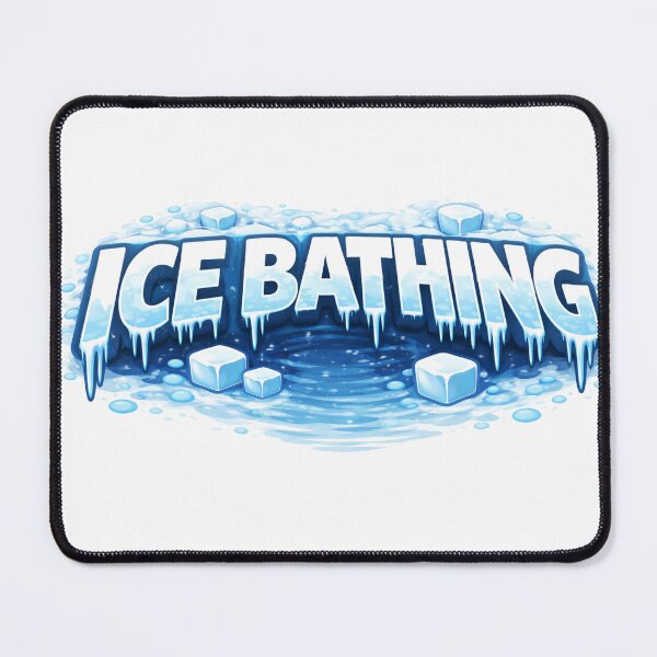 Item preview, Ice bathing – Frosty lettering with icicles | Cold Plunge Design designed and sold by The-Art-End.