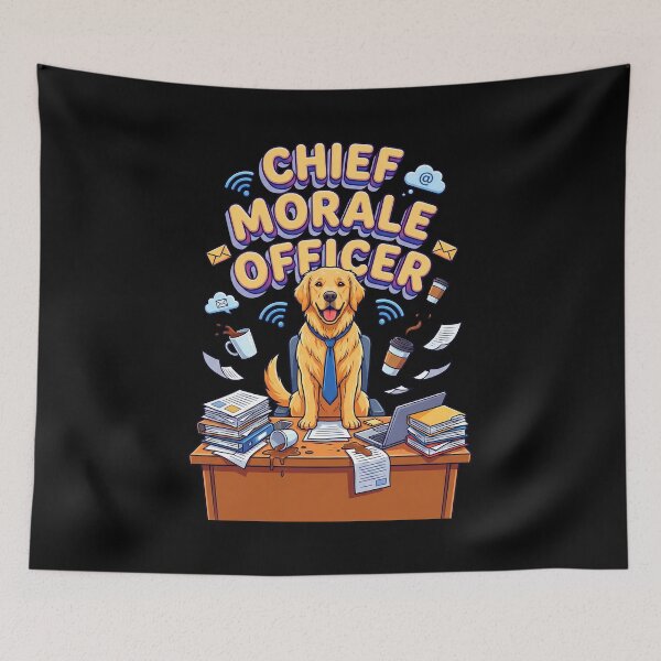 Item preview, Golden Retriever Remote Work Zoom Call Meeting Funny designed and sold by Tong4130.
