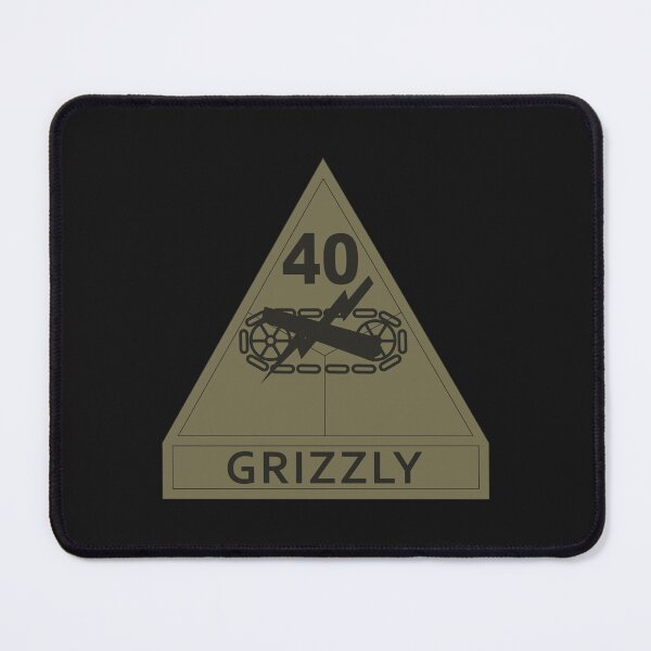 Item preview, Army - SSI - 40th Armored Division w Name Tape - Subdued X 300 designed and sold by Military Insignia Products.