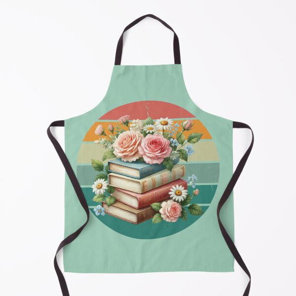 Item preview, Vintage books with vintage flowers designed and sold by Rbnano.
