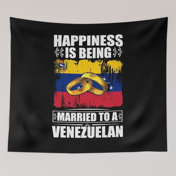 Item preview, Happiness Is Being Married To A Venezuelan   designed and sold by GabbyKash.