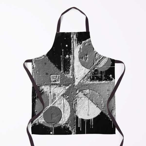 Item preview, orbital tension black and white space age geometric abstract designed and sold by SmashingDeals.