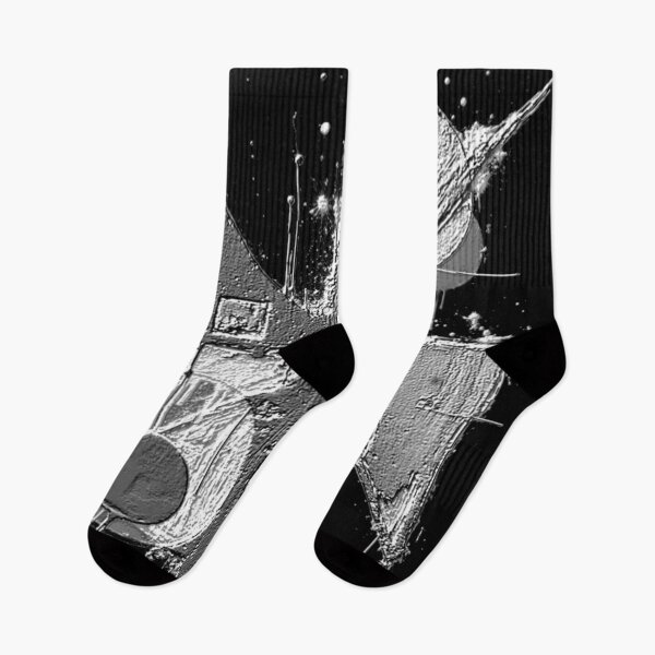 Item preview, orbital tension black and white space age geometric abstract designed and sold by SmashingDeals.