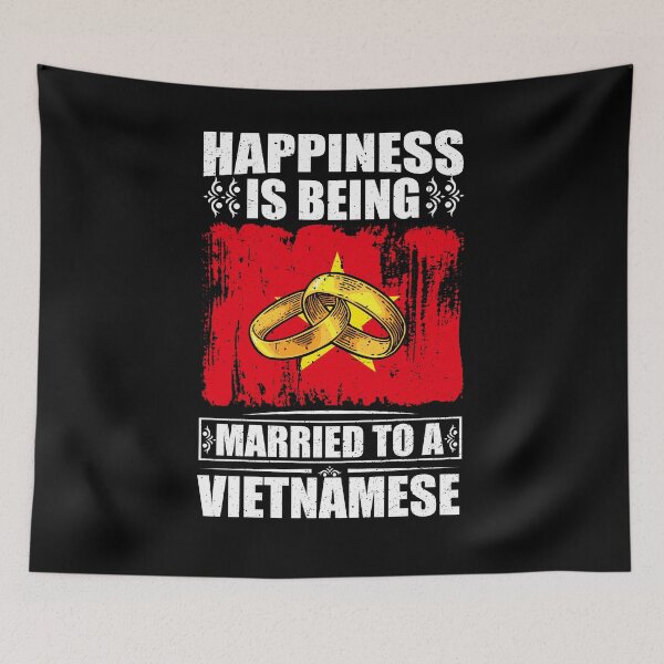 Item preview, Happiness Is Being Married To A Vietnamese  designed and sold by GabbyKash.