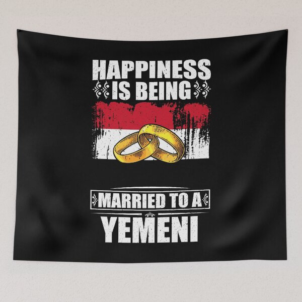 Item preview, Happiness Is Being Married To A Yemeni designed and sold by GabbyKash.