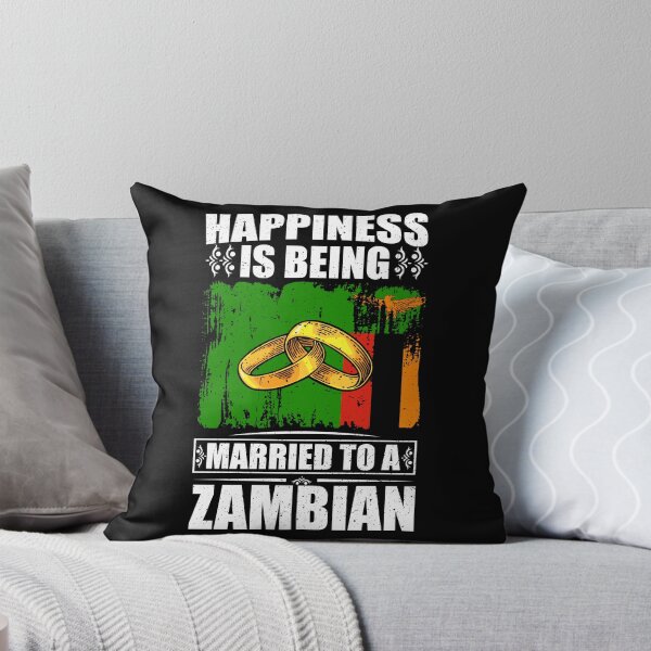 Item preview, Happiness Is Being Married To A Zambian  designed and sold by GabbyKash.