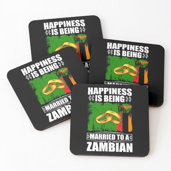 Item preview, Happiness Is Being Married To A Zambian  designed and sold by GabbyKash.