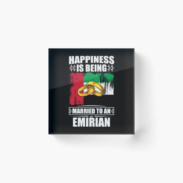 Item preview, Happiness Is Being Married To An Emirian  designed and sold by GabbyKash.