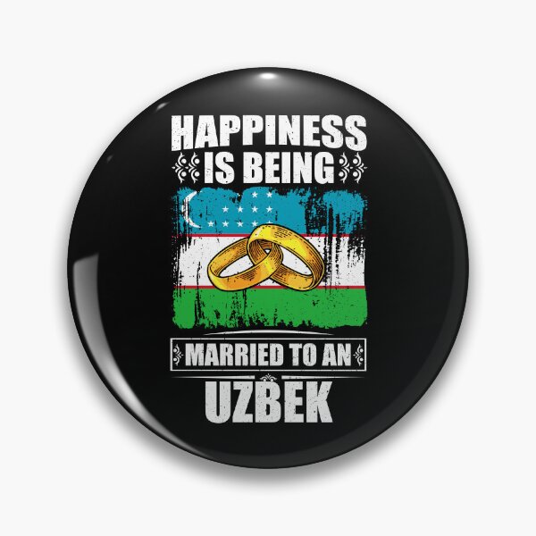 Item preview, Happiness Is Being Married To An Uzbek  designed and sold by GabbyKash.