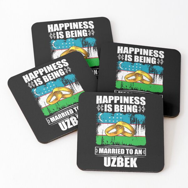 Item preview, Happiness Is Being Married To An Uzbek  designed and sold by GabbyKash.