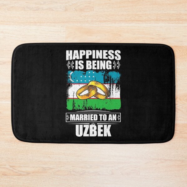Item preview, Happiness Is Being Married To An Uzbek  designed and sold by GabbyKash.