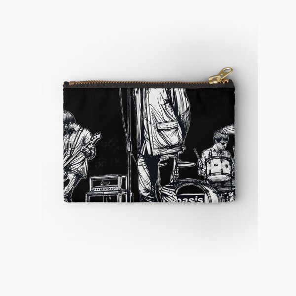 Item preview, Minimalist Line Art Of Oasis Performing  Retro Britpop Band designed and sold by tshirtartwork.