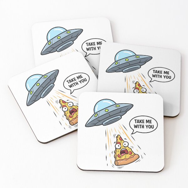 Item preview, Take Me With You - UFO Pizza designed and sold by ziizart.