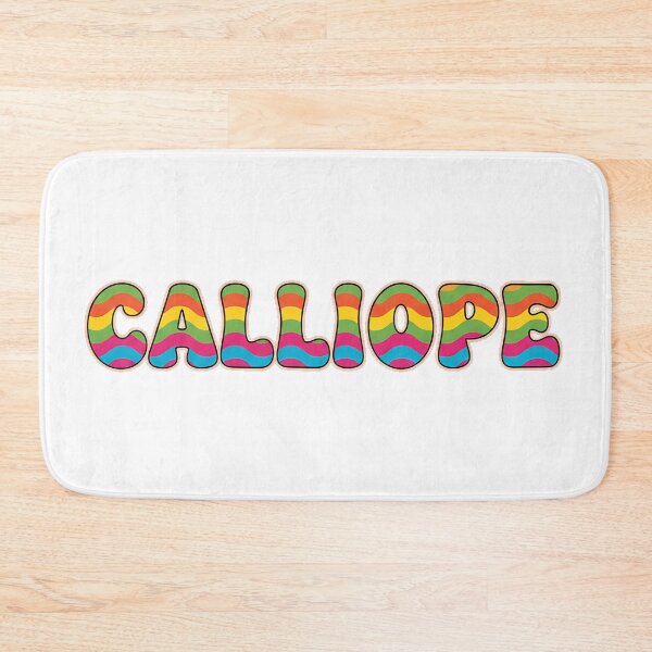 Item preview, ❤️ Calliope Personalized Name Wavy Retro Shirt, Coffee Mug, Sticker Gift designed and sold by HelixPedia.