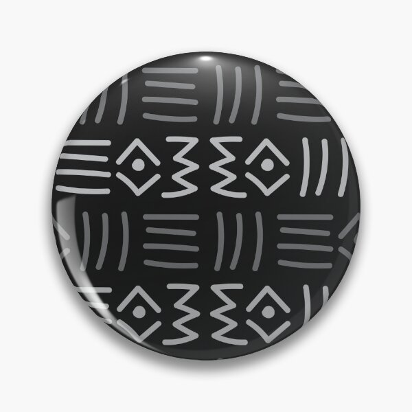 Item preview, Traditional Bogolan Pattern from Mali - Chic Ethnic Art designed and sold by Wolagno.
