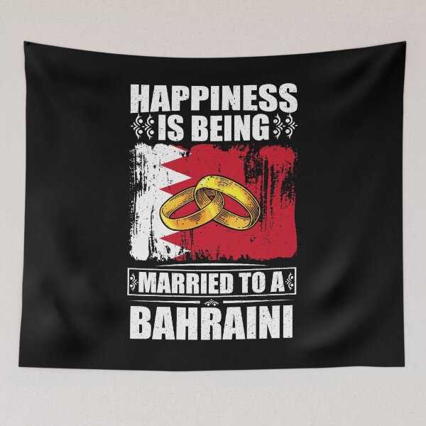 Item preview, Happiness Is Being Married To A Bahraini  designed and sold by GabbyKash.