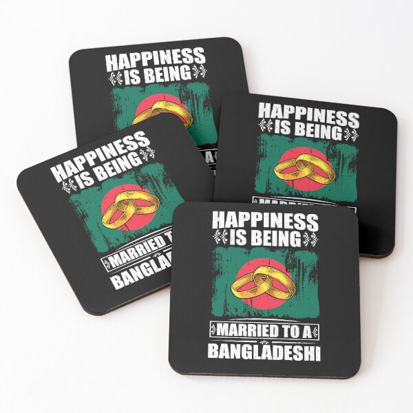 Item preview, Happiness Is Being Married To A Bangladeshi  designed and sold by GabbyKash.