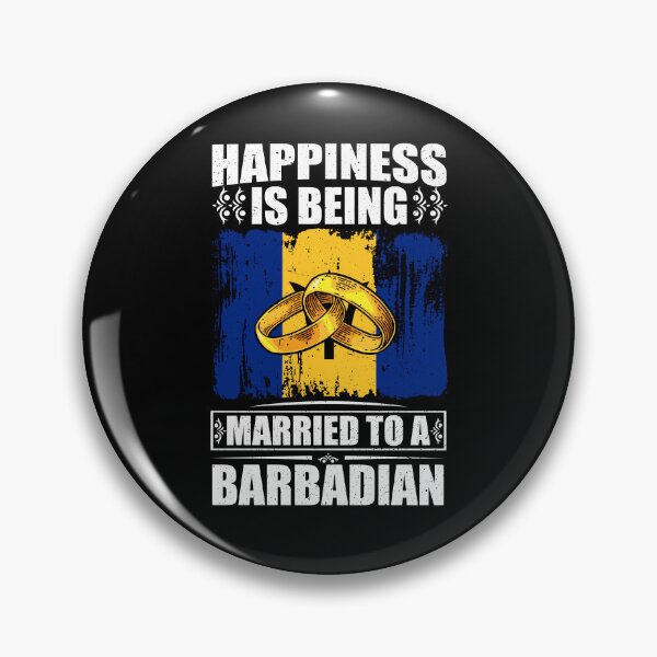 Item preview, Happiness Is Being Married To A Barbadian  designed and sold by GabbyKash.