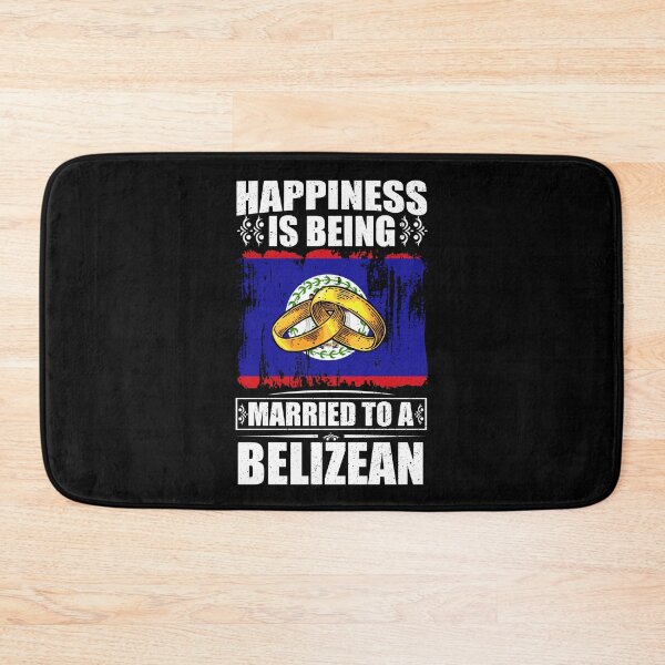 Item preview, Happiness Is Being Married To A Belizean  designed and sold by GabbyKash.
