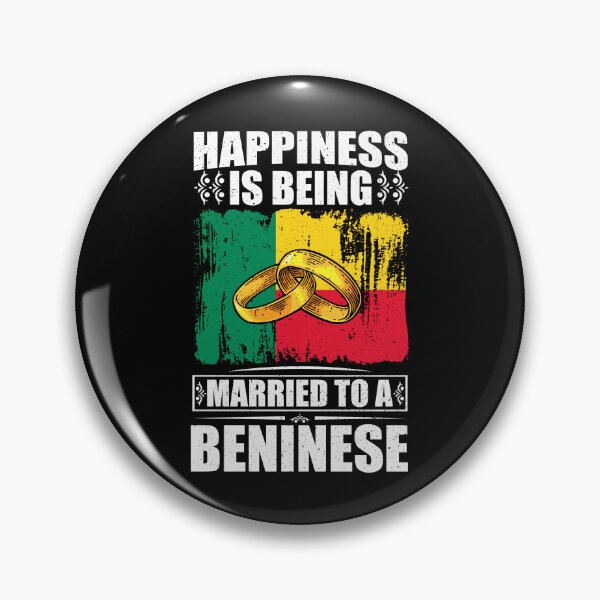 Item preview, Happiness Is Being Married To A Beninese  designed and sold by GabbyKash.