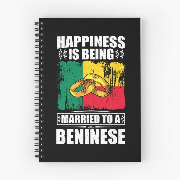 Item preview, Happiness Is Being Married To A Beninese  designed and sold by GabbyKash.