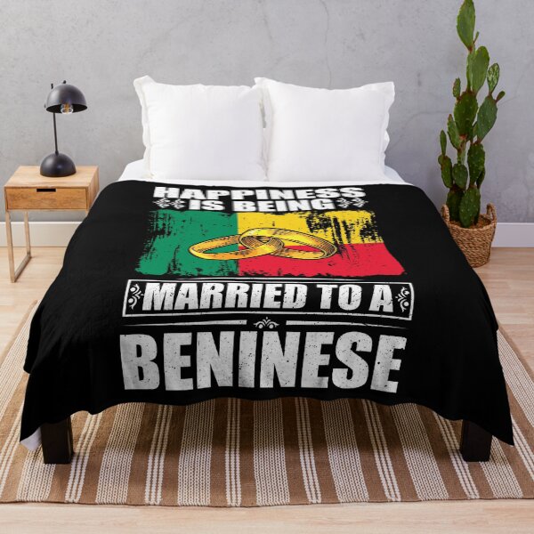 Item preview, Happiness Is Being Married To A Beninese  designed and sold by GabbyKash.