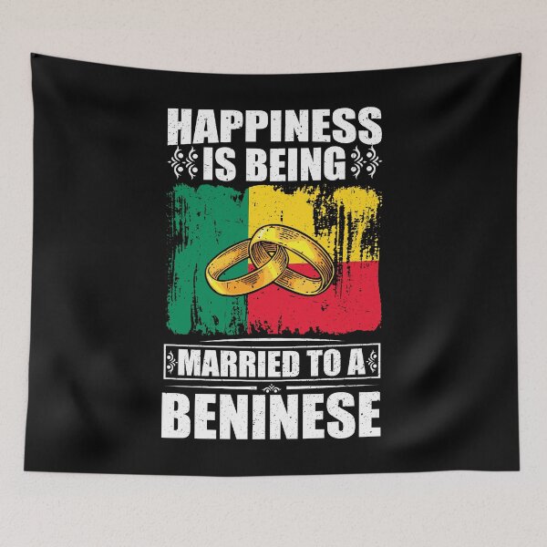 Item preview, Happiness Is Being Married To A Beninese  designed and sold by GabbyKash.