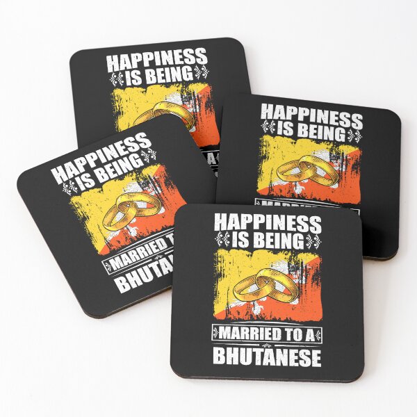 Item preview, Happiness Is Being Married To A Bhutanese  designed and sold by GabbyKash.