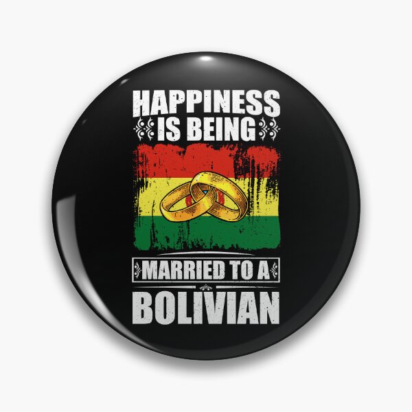 Item preview, Happiness Is Being Married To A Bolivian  designed and sold by GabbyKash.