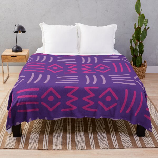 Item preview, Traditional Bogolan Pattern from Mali - Chic Ethnic Art designed and sold by Wolagno.