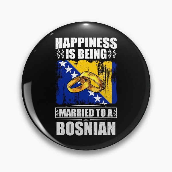 Item preview, Happiness Is Being Married To A Bosnian  designed and sold by GabbyKash.