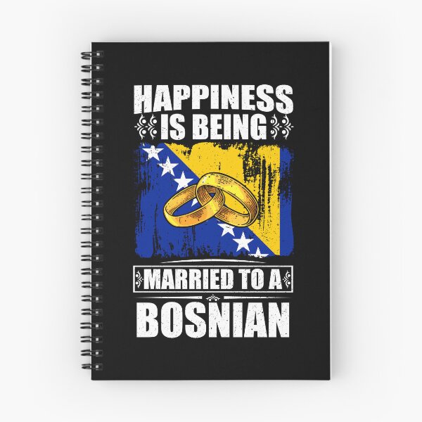 Item preview, Happiness Is Being Married To A Bosnian  designed and sold by GabbyKash.