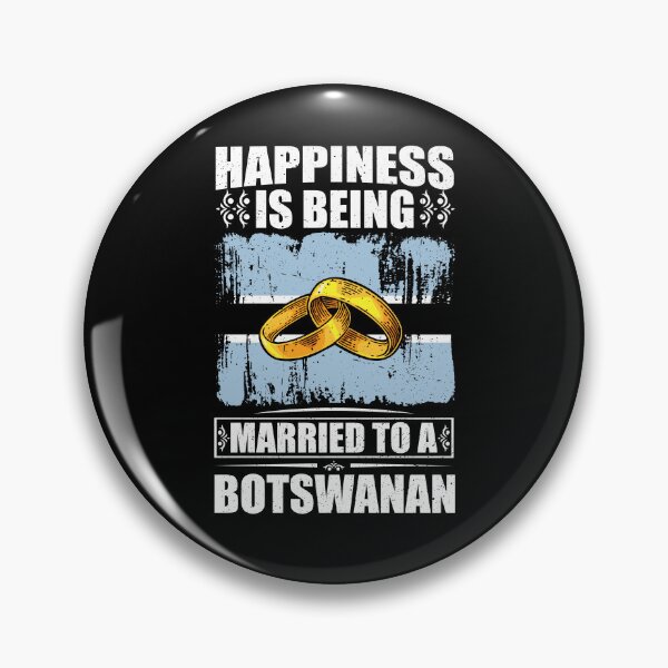 Item preview, Happiness Is Being Married To A Botswanan  designed and sold by GabbyKash.