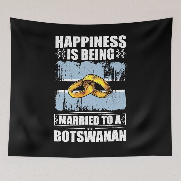 Item preview, Happiness Is Being Married To A Botswanan  designed and sold by GabbyKash.