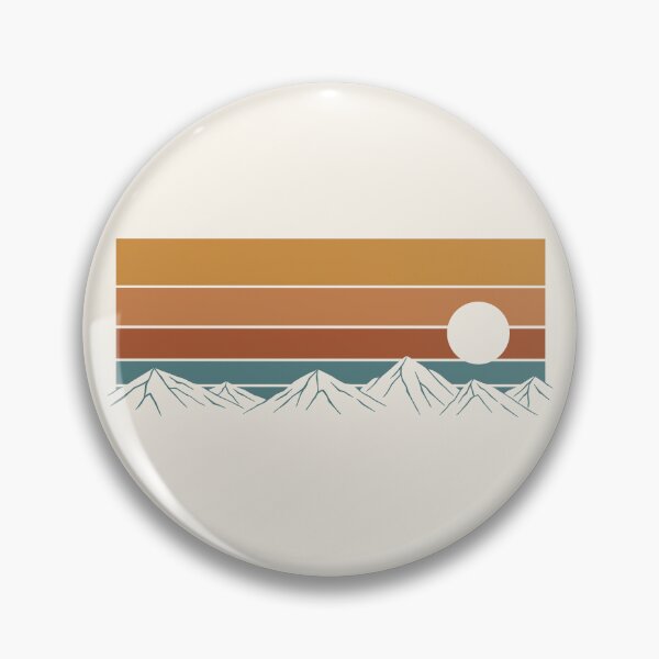 Item preview, Retro Mountainscape designed and sold by SommersethArt.