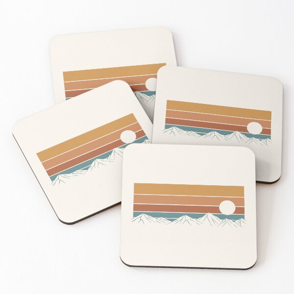 Item preview, Retro Mountainscape designed and sold by SommersethArt.