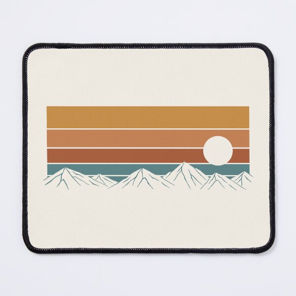 Item preview, Retro Mountainscape designed and sold by SommersethArt.