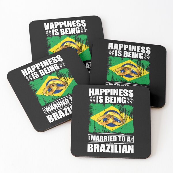 Item preview, Happiness Is Being Married To A Brazilian  designed and sold by GabbyKash.