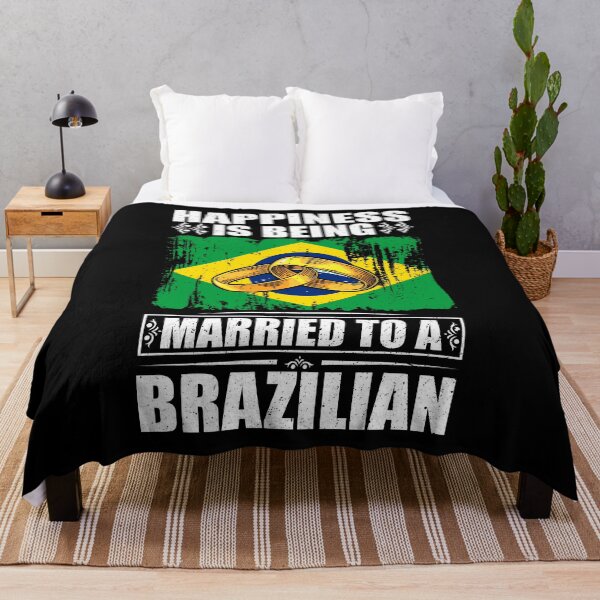 Item preview, Happiness Is Being Married To A Brazilian designed and sold by GabbyKash.