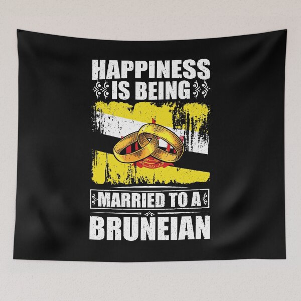 Item preview, Happiness Is Being Married To A Bruneian  designed and sold by GabbyKash.