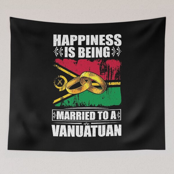 Item preview, Happiness Is Being Married To A Vanuatuan  designed and sold by GabbyKash.