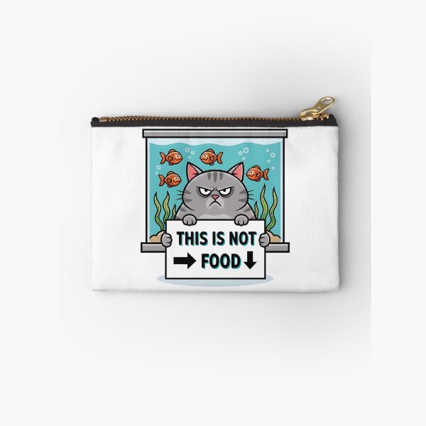 Item preview, Funny Cat Aquarium T-Shirt - This Is Not Food Grumpy Cat Fish Tank Design designed and sold by TankTherapyArt.