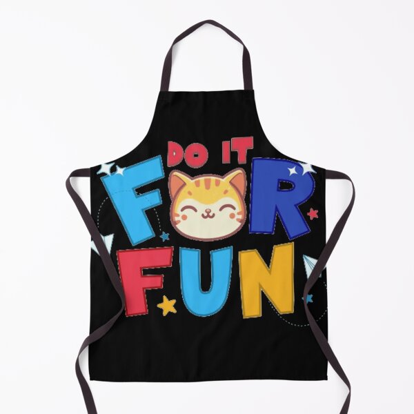 Item preview, Do It For Fun - Cute Kawaii Cat & Colorful Typography designed and sold by GenZFashion000.