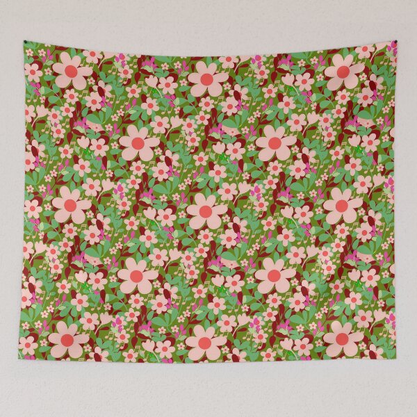 Item preview, Pastel Daisy Garden Music Pattern designed and sold by Clara Fruggeri.