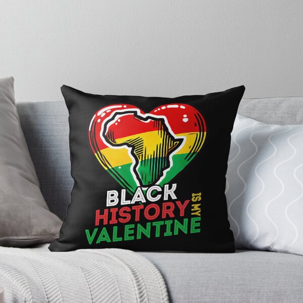 Item preview, Black History Month Is My Valentine Day Heart Afro Women Men designed and sold by dianerobertsss.