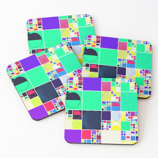 Item preview, Quantum Physics Bauhaus Pattern Design  designed and sold by Codingart9.