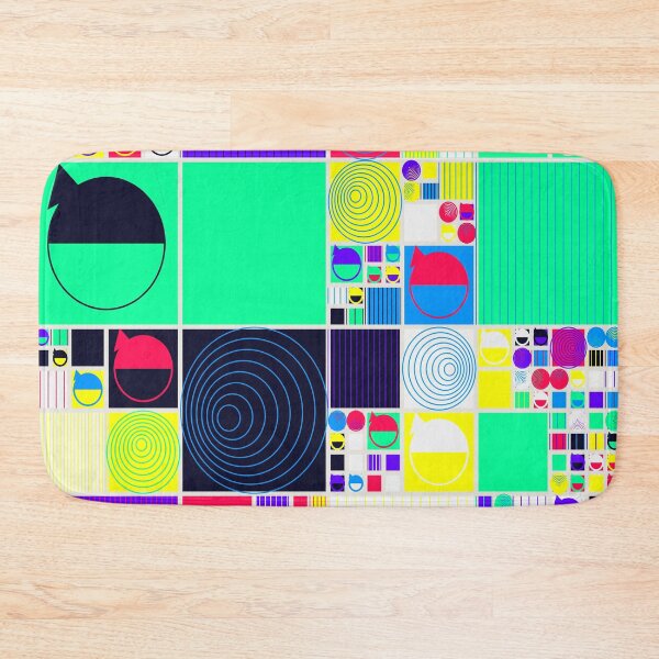 Item preview, Quantum Physics Bauhaus Pattern Design  designed and sold by Codingart9.