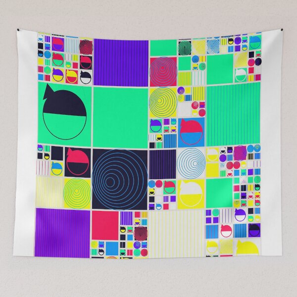 Item preview, Quantum Physics Bauhaus Pattern Design  designed and sold by Codingart9.