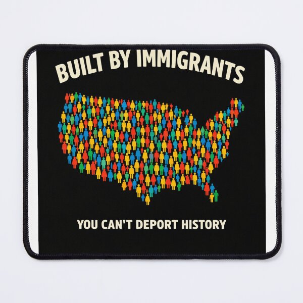Item preview, Equality Protest Art Built By Immigrants You Can't Deport History PNG: Pro Immigration Quote Activist PNG Social Justice Protest Design designed and sold by Loqman77.